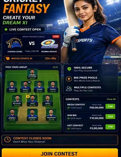 Allpaanel (all panel app) fantasy cricket & matchday visual 3